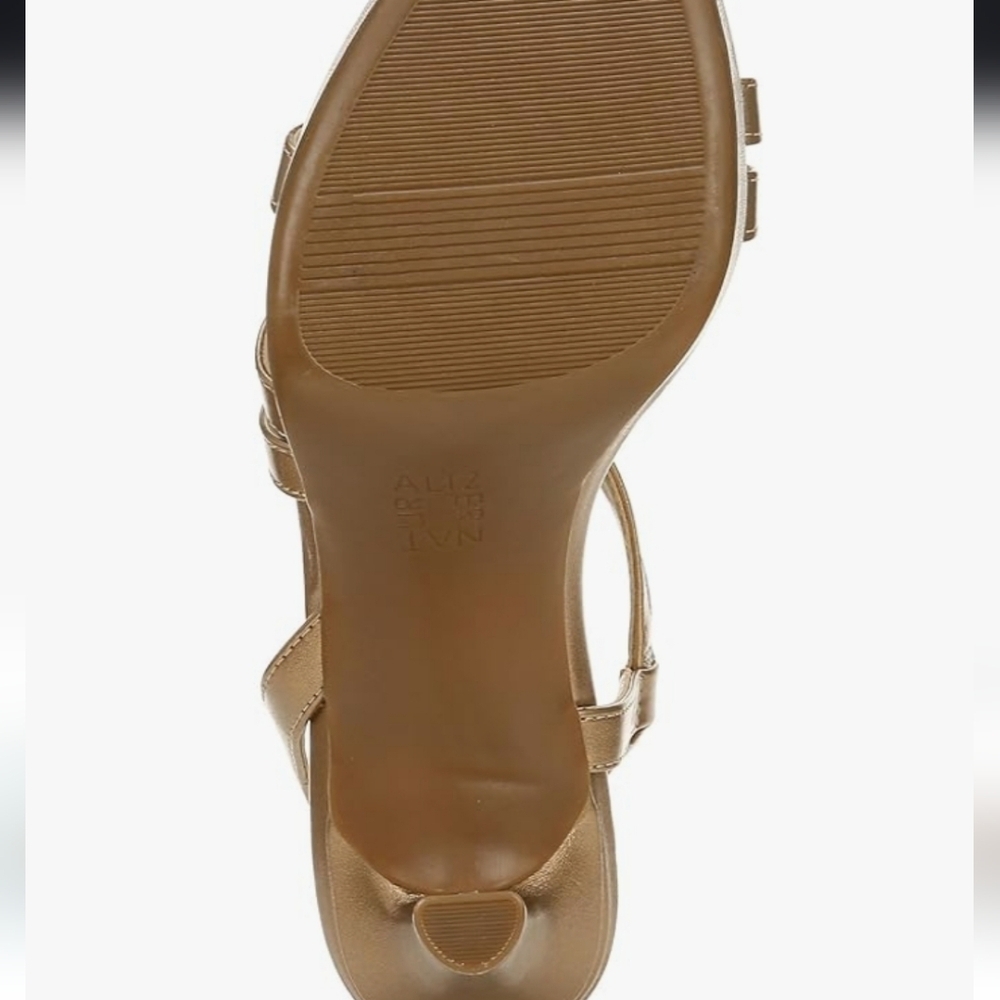 Elegant Naturalizer Bronze Strappy Heels - Picture 4 of 16